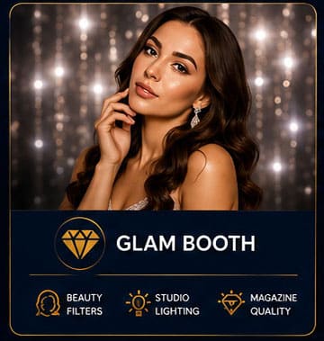 Philadelphia Photo Booth Rentals for Weddings, Mitzvahs & Parties 10 Glam booth 1
