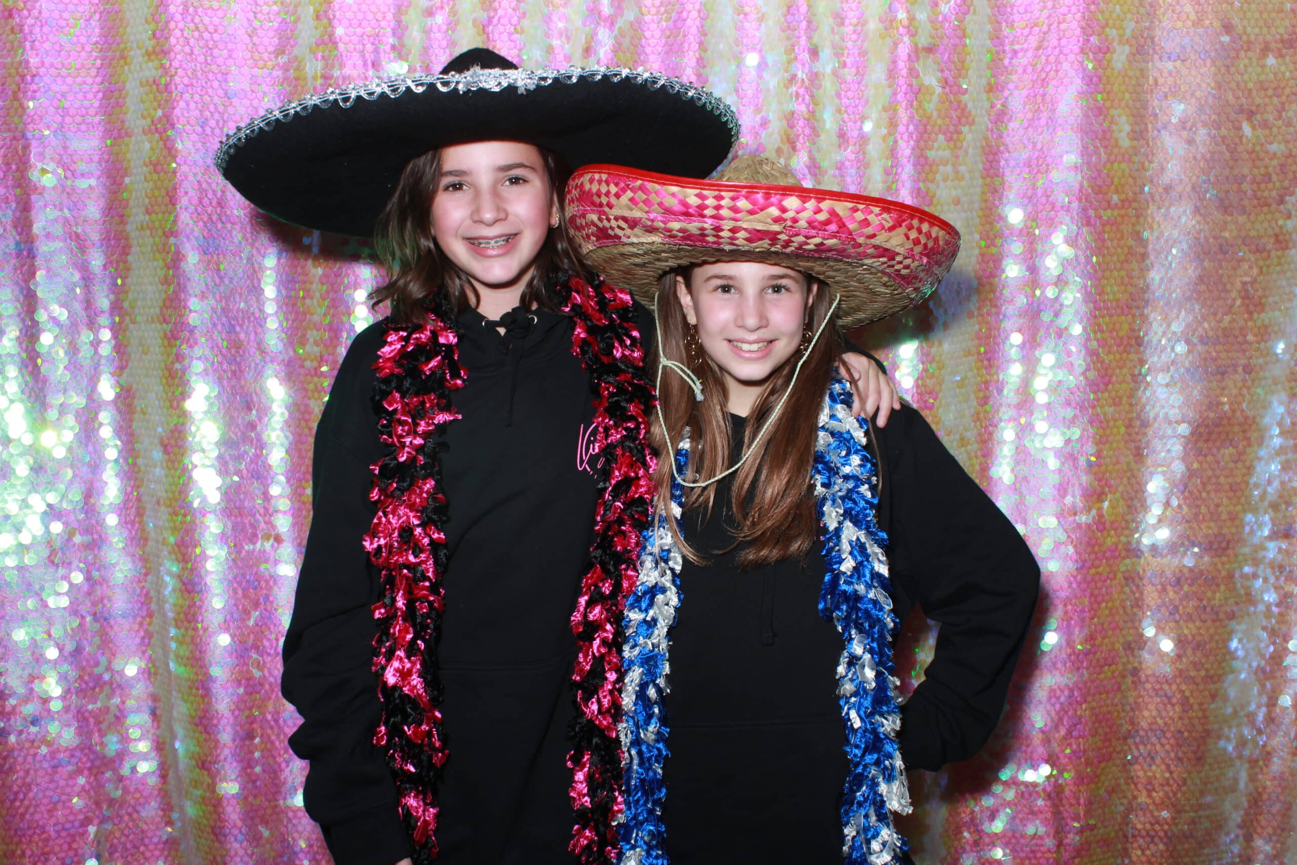 Philadelphia Photo Booth Rentals for Weddings, Mitzvahs & Parties 26 Sweet 16 party guests posing for photos at a Philadelphia celebration