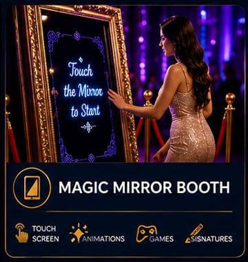 Philadelphia Photo Booth Rentals for Weddings, Mitzvahs & Parties 11 magic mirror 1 1