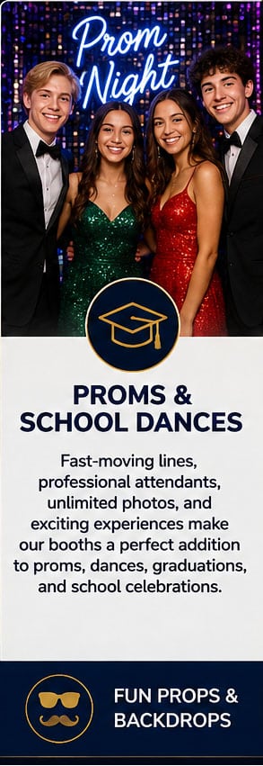Philadelphia Photo Booth Rentals for Weddings, Mitzvahs & Parties 6 proms
